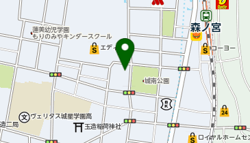 白樺の宿-大阪城風花の地図画像