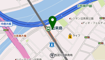 RAKUTENSTAY×SHAMAISON 大阪出来島駅前の地図画像