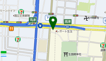 難波イーストデザイナースタジオルームの地図画像