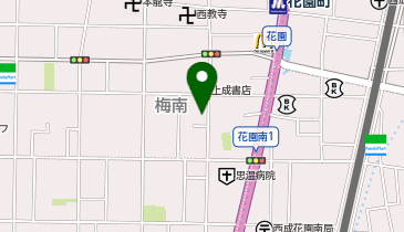 チュアンハウス 花園町別館の地図画像