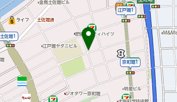 KAMONアパートメント 大阪の地図画像