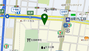 ホテル アトランティス 谷町店 - 大人限定の地図画像