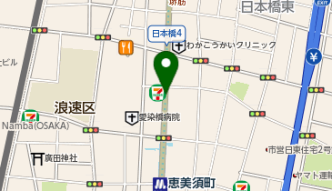 ホテル WBF アートステイなんばの地図画像