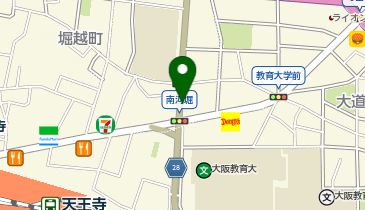 カオサンワールド天王寺ホステルの地図画像