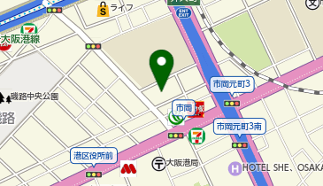 THE WONDER AT STAY - 弁天町 -の地図画像