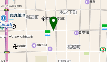 ゲストハウス 三条高倉 響の地図画像