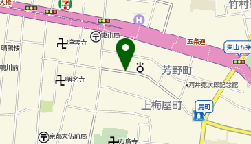 京都東山えそらの地図画像