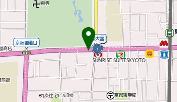 ザ ガーデン ホテル プレミアム 東寺の地図画像