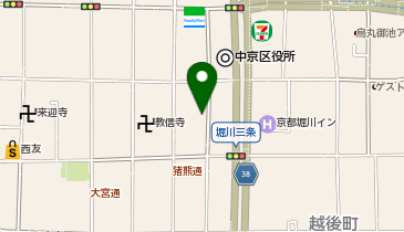 スマートプレイスイン京都二条城前駅の地図画像