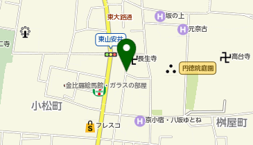 HANARE 八坂の地図画像