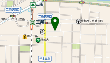 悠旅 -APARTMENT HOTEL KYOTO NIJO YUTAKA-の地図画像