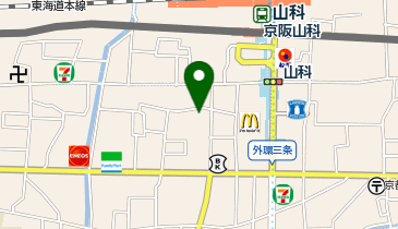 ゲストハウス 京都山科の地図画像