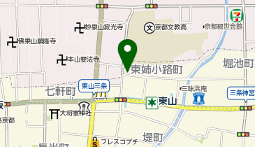 ホテルエスノグラフィー 東山三条別邸の地図画像