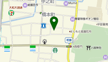 YOIN HOTEL KYOTO GIONの地図画像