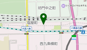 RINN 京都駅西の地図画像