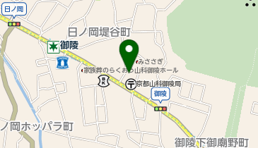 谷町君山科家の地図画像