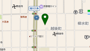 紡 堀川六角の地図画像