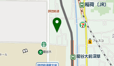 京のや 伏見稲荷の地図画像