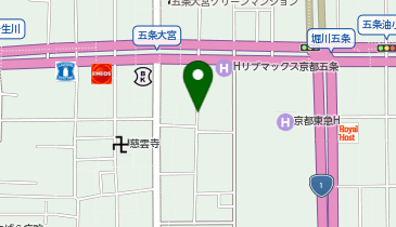 NAO炬乃座 大宮五条邸の地図画像