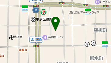 町家レジデンスイン 二条すみれ庵の地図画像