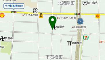 セレンディピティ@京都の地図画像