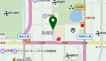 カラタチ七条間之町 ジャパンホテルズの地図画像