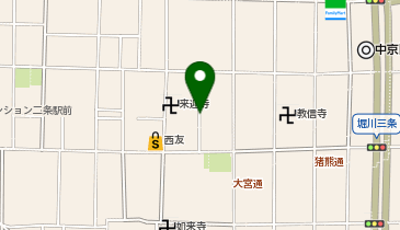 KYOTO HANARE 姉西庵の地図画像