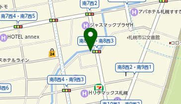 マークスイン札幌の地図画像