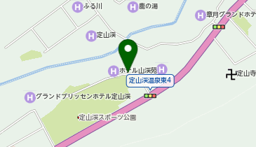 ホテル 山渓苑の地図画像