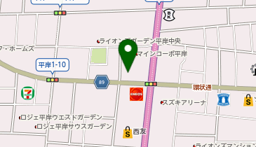 ヴィアーレ平岸 105 号室の地図画像