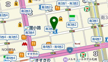 ホテルWBFフォーステイ札幌の地図画像