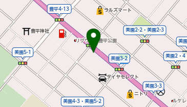 KIYAZA ROAD 札幌の地図画像