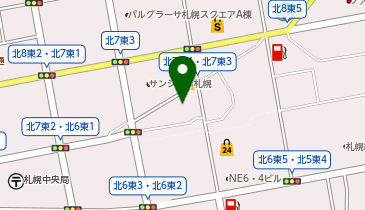 KIYAZA STATION 札幌の地図画像