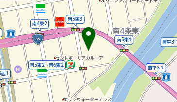 札幌ビオス館 615の地図画像