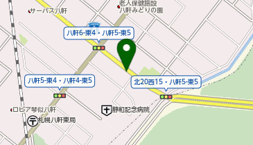 HOTELHOUSE Nekogoya Hachiken 八軒の地図画像