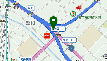 リアリティ博多 2 ホテルの地図画像