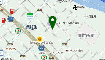 FUKUOKA GUESTHOUSE HIVEの地図画像