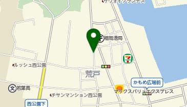 ブルークロス西公園の地図画像