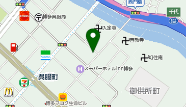 RAKUTEN STAY 博多祇園の地図画像