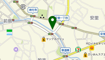 安里テラスの地図画像