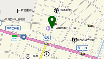 ピース国際ホテル一宮の地図画像