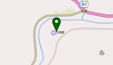 TABIST 白鷺温泉 白鷺館の地図画像