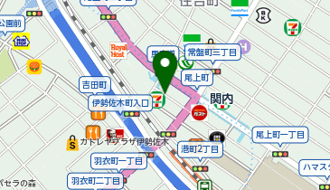 ワイズキャビン 横浜関内の地図画像