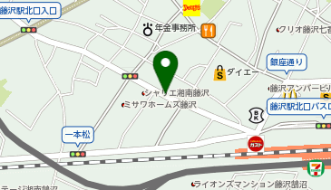 カプセルホテル湘南の地図画像