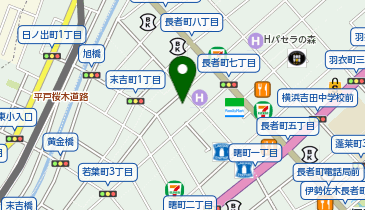 ホテルバリ横浜の地図画像