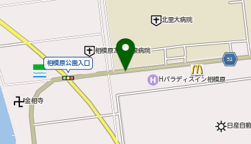 サーティーフォー HOTELS 北里大学前の地図画像