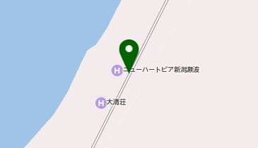 ホテルニューハートピア新潟瀬波の地図画像