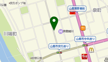 山鹿温泉 旅館細川の地図画像