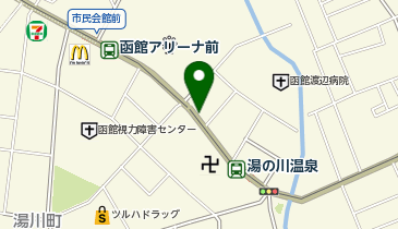 チューン函館ホステル&ミュージックバルの地図画像