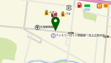 ファミリーロッジ旅籠屋・北上江釣子店の地図画像